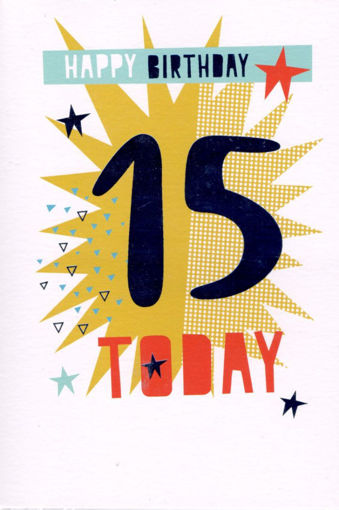 Picture of 15TH BIRTHDAY CARD